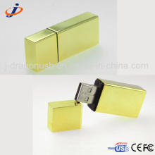 Portátil de metal dourado usb flash drive (jm300)